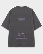 Signal Lost Tee SYSTEMS Shadow back media with corrected faded charcoal tee template